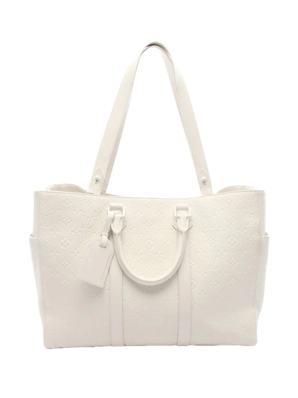 Louis Vuitton Pre-Owned 2010-2025 Monogram Taurillon Sac Plat 24H Tote satchel - White