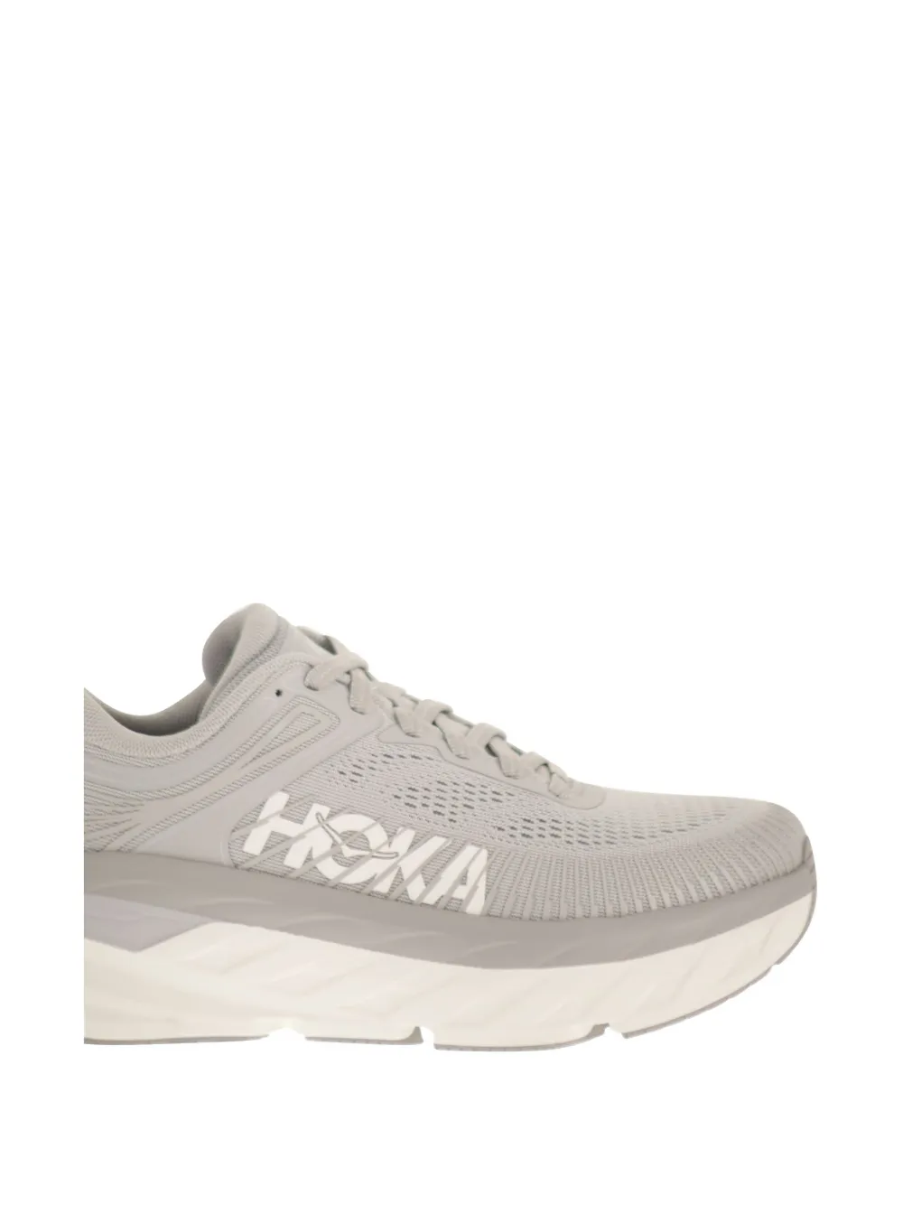 HOKA Bondi 7 mesh sneakers Grijs