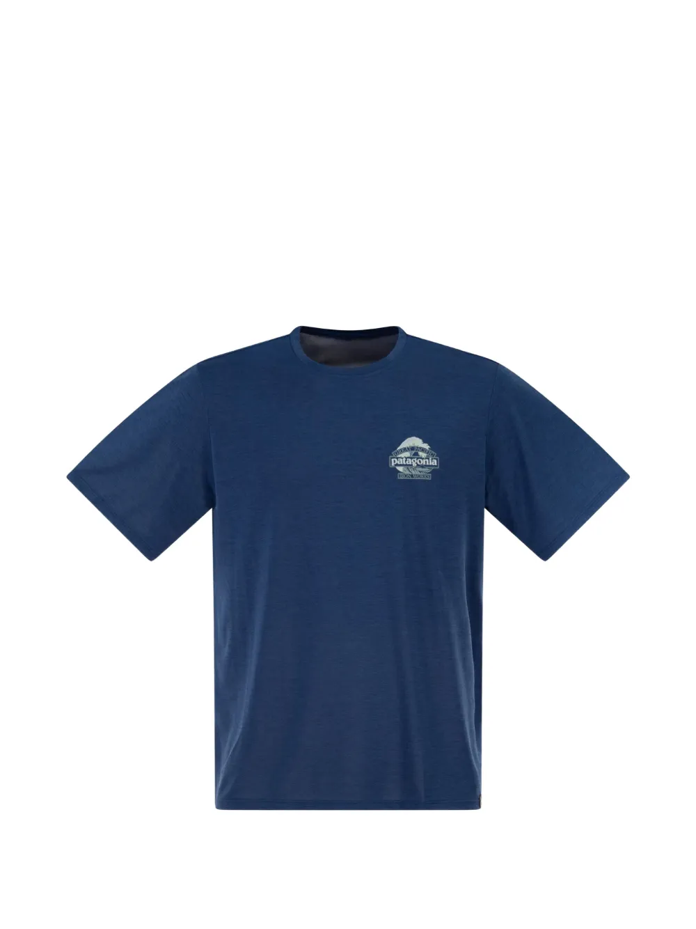 Patagonia 카필렌 프린트 크루 넥 티셔츠 | 블루 | Image 1