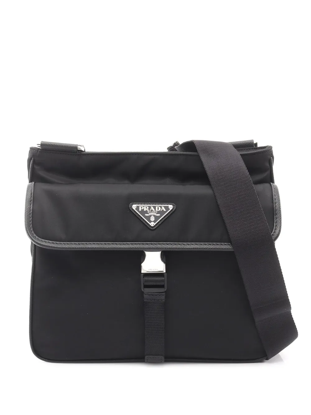 Prada Pre-Owned 2013-2025 Tessuto crossbody bag - Nero