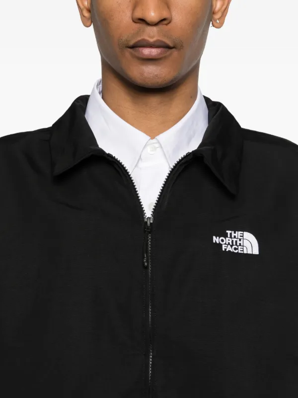 The North Face Logo Zip Jacket | Black | FARFETCH