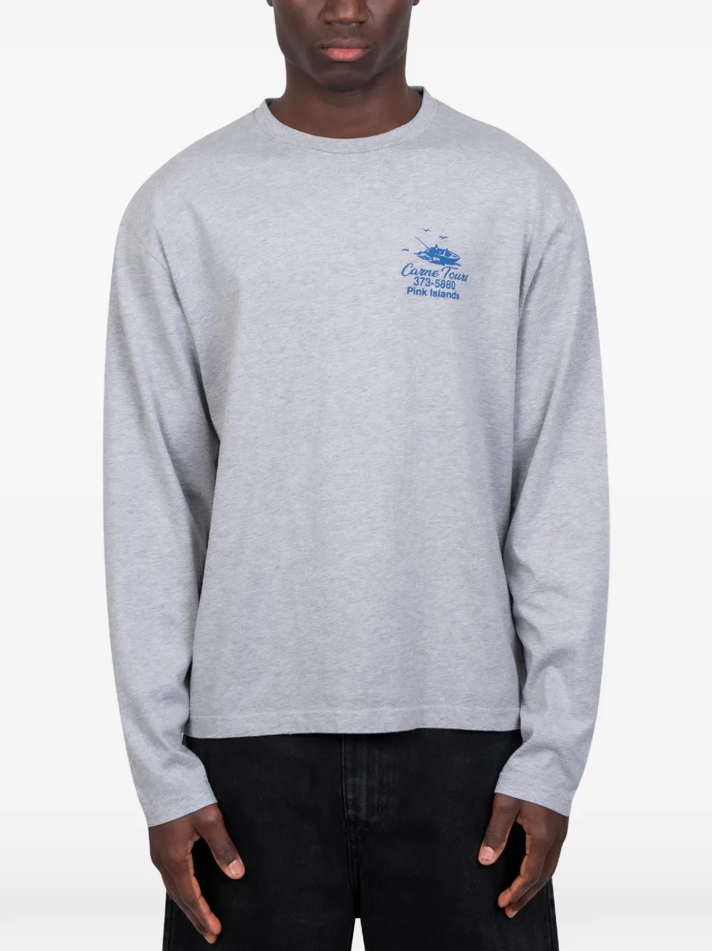 CARNE BOLLENTE World Tour long-sleeve T-shirt - Grau