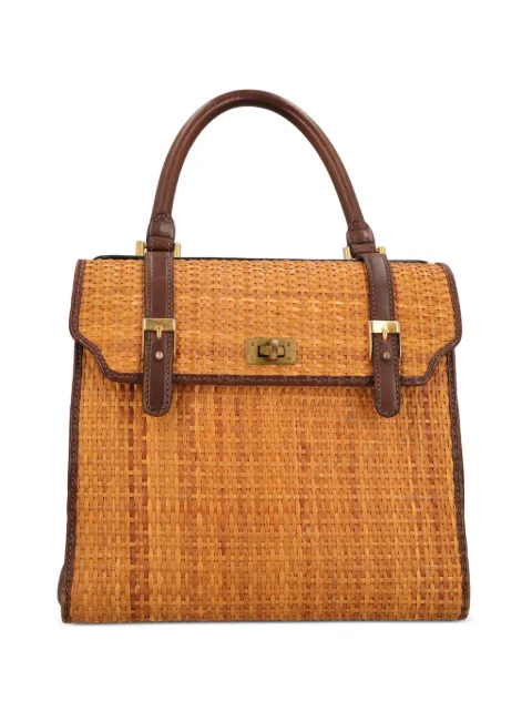 Vintage sac cabas à design tissé