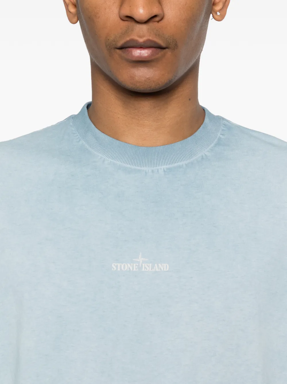 Stone Island T-shirt met korte mouwen Blauw