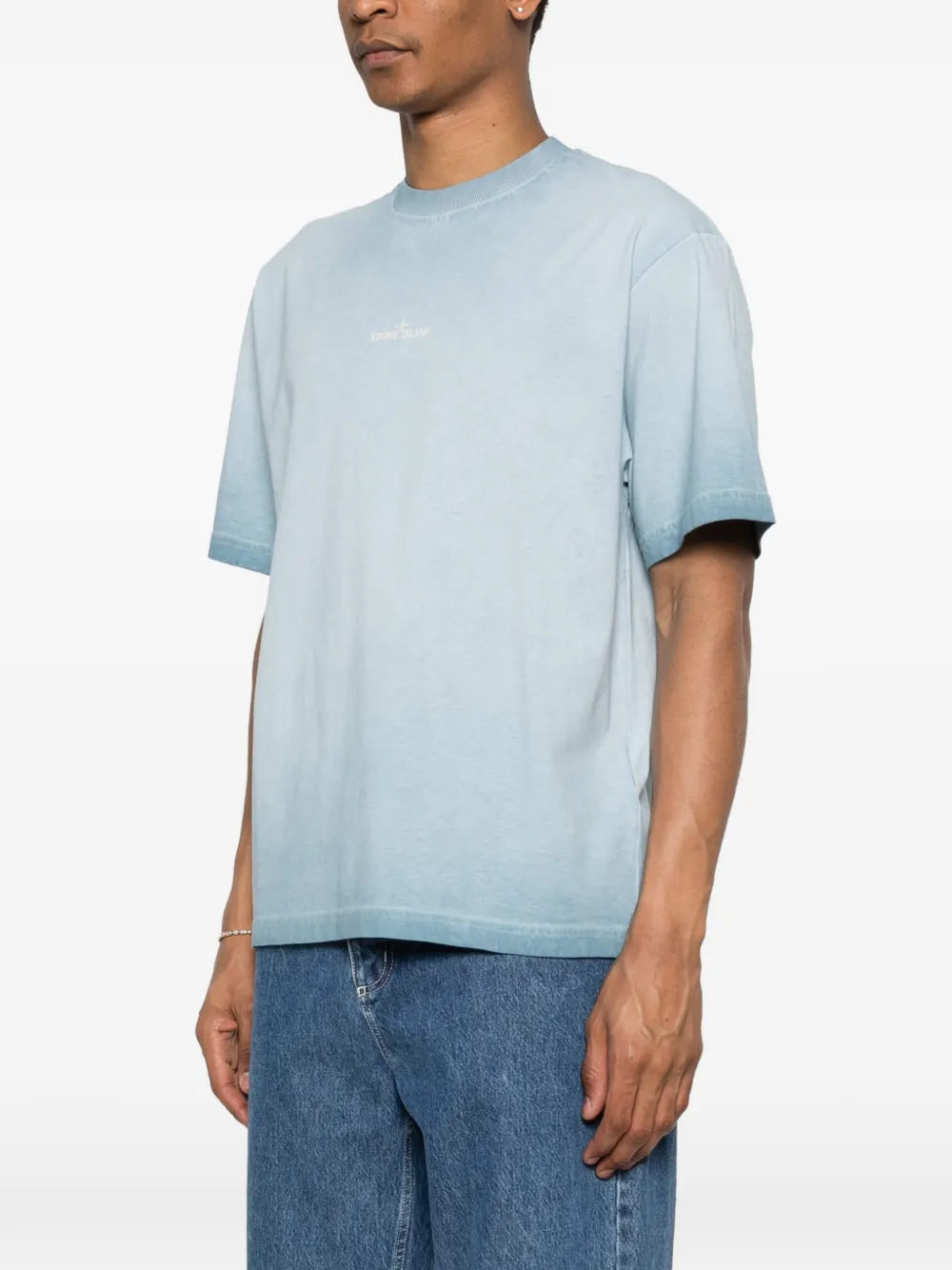 Stone Island T-shirt met korte mouwen Blauw
