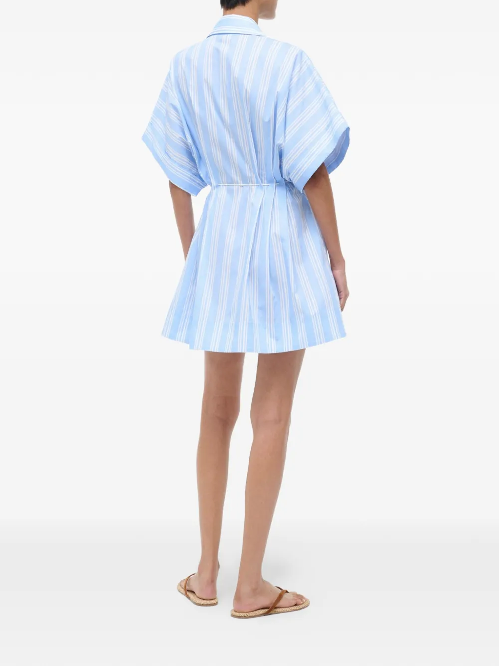 Striped Drawstring Dress