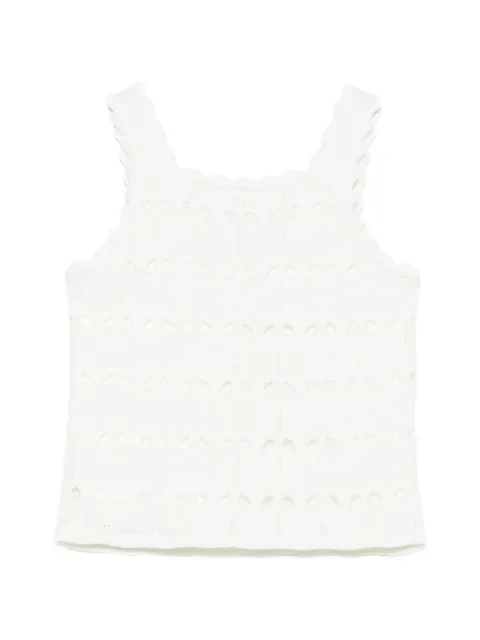 ZIMMERMANN Kids top Awaken con borde festoneado