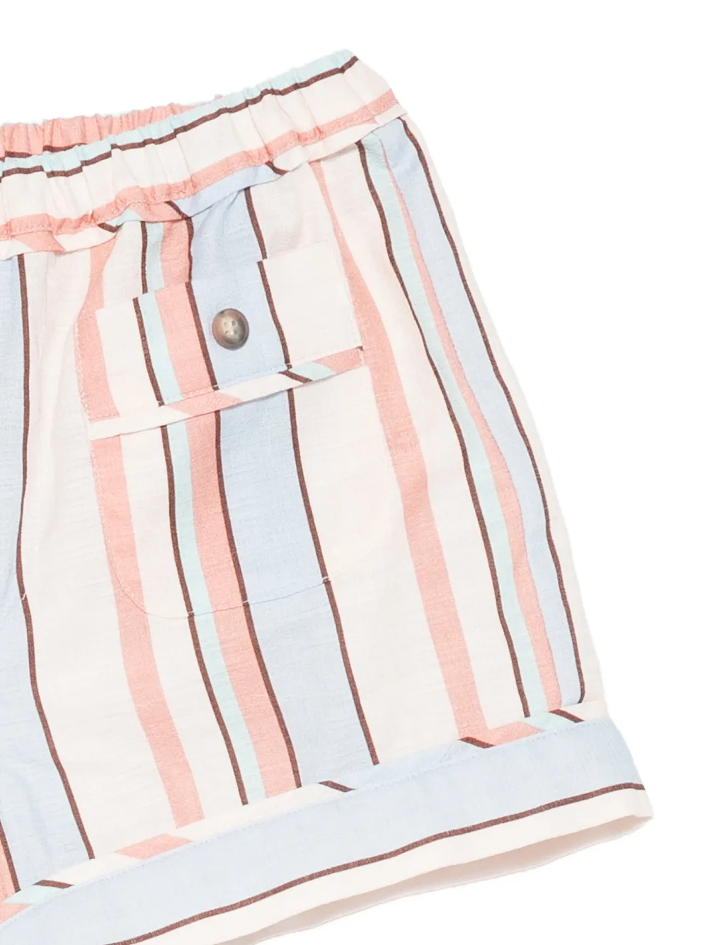 ZIMMERMANN Kids Daylight gestreepte shorts met elastische taille Beige