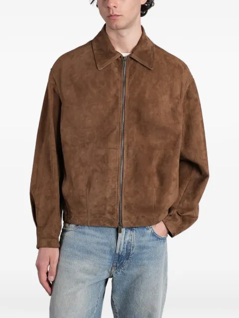 Salvatore Santoro suede zip-up jacket