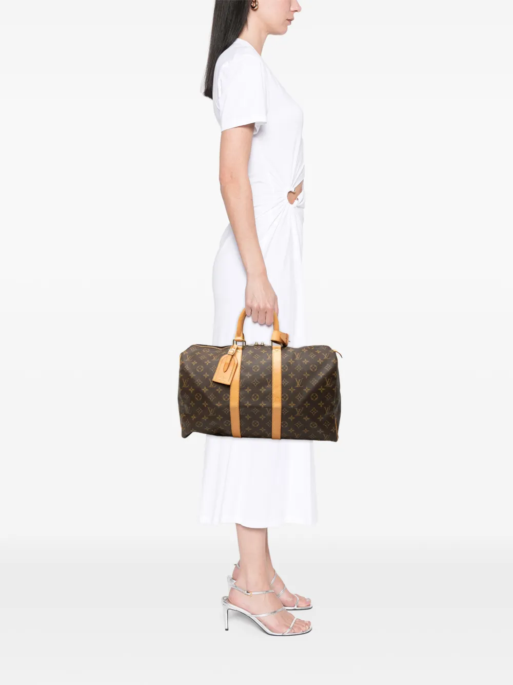  Louis Vuitton Pre-owned 2000 Monogram Keepall 45 Travel Bag - Brown 