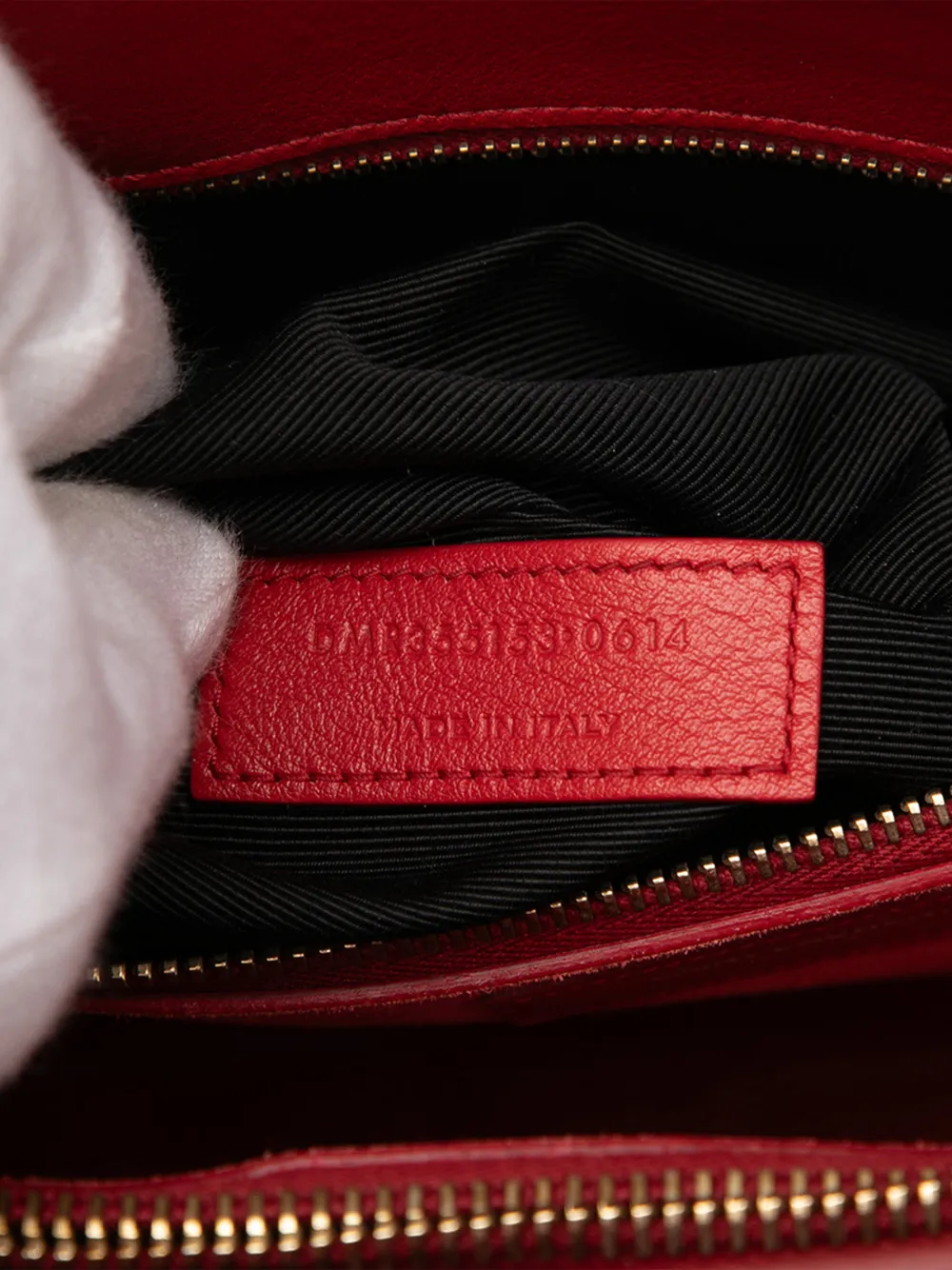 2014 Small Leather Sac De Jour Satchel