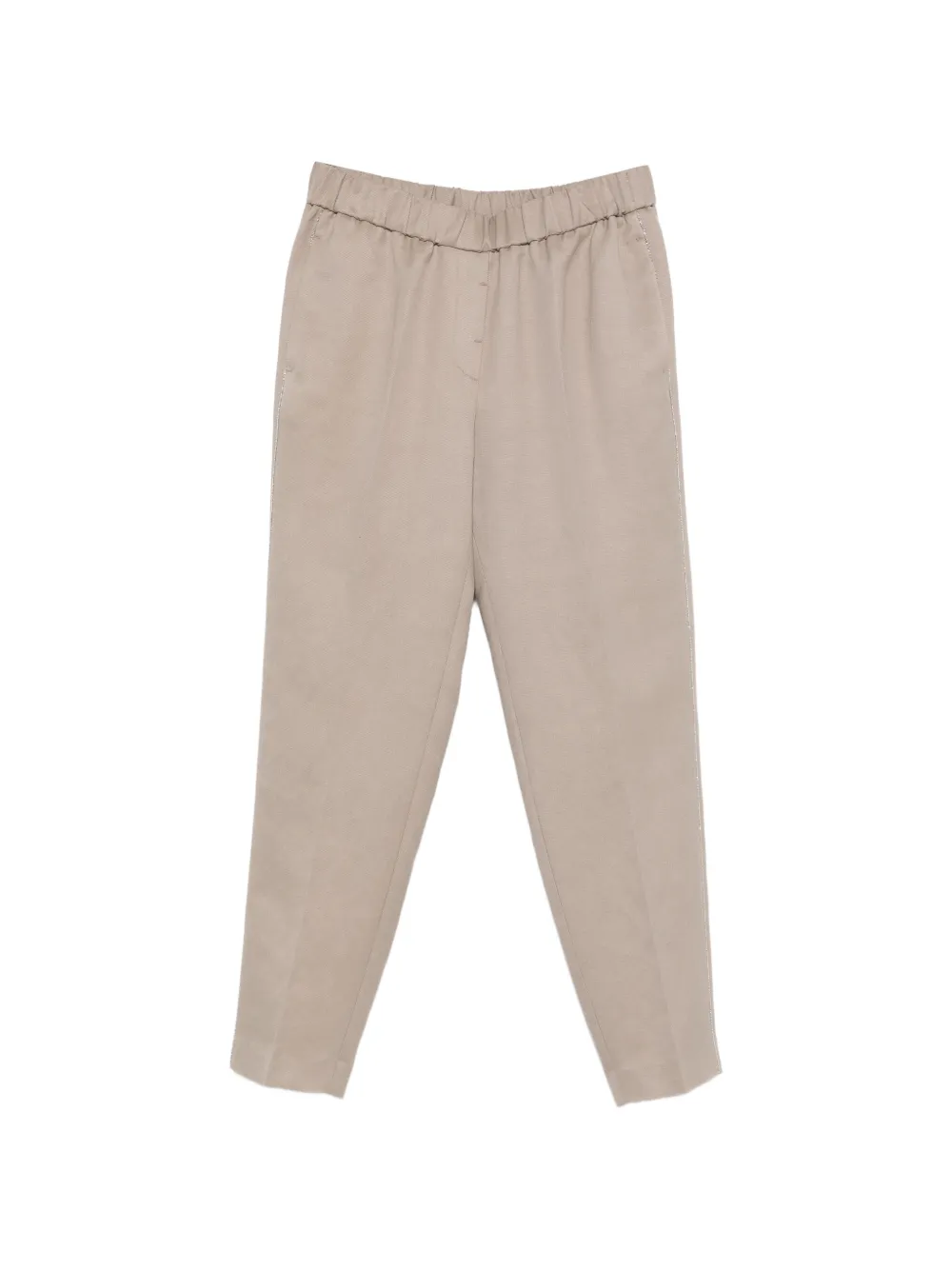 Peserico elasticated-waistband trousers - Marrone