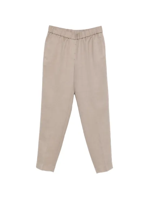 Peserico elasticated-waistband trousers