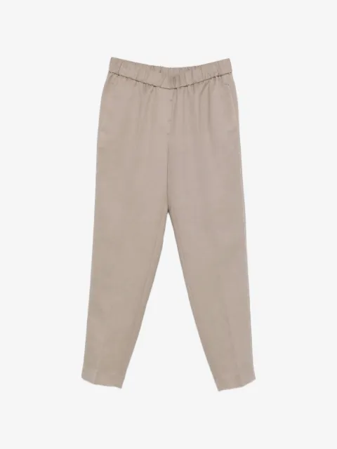 Peserico elasticated-waistband trousers