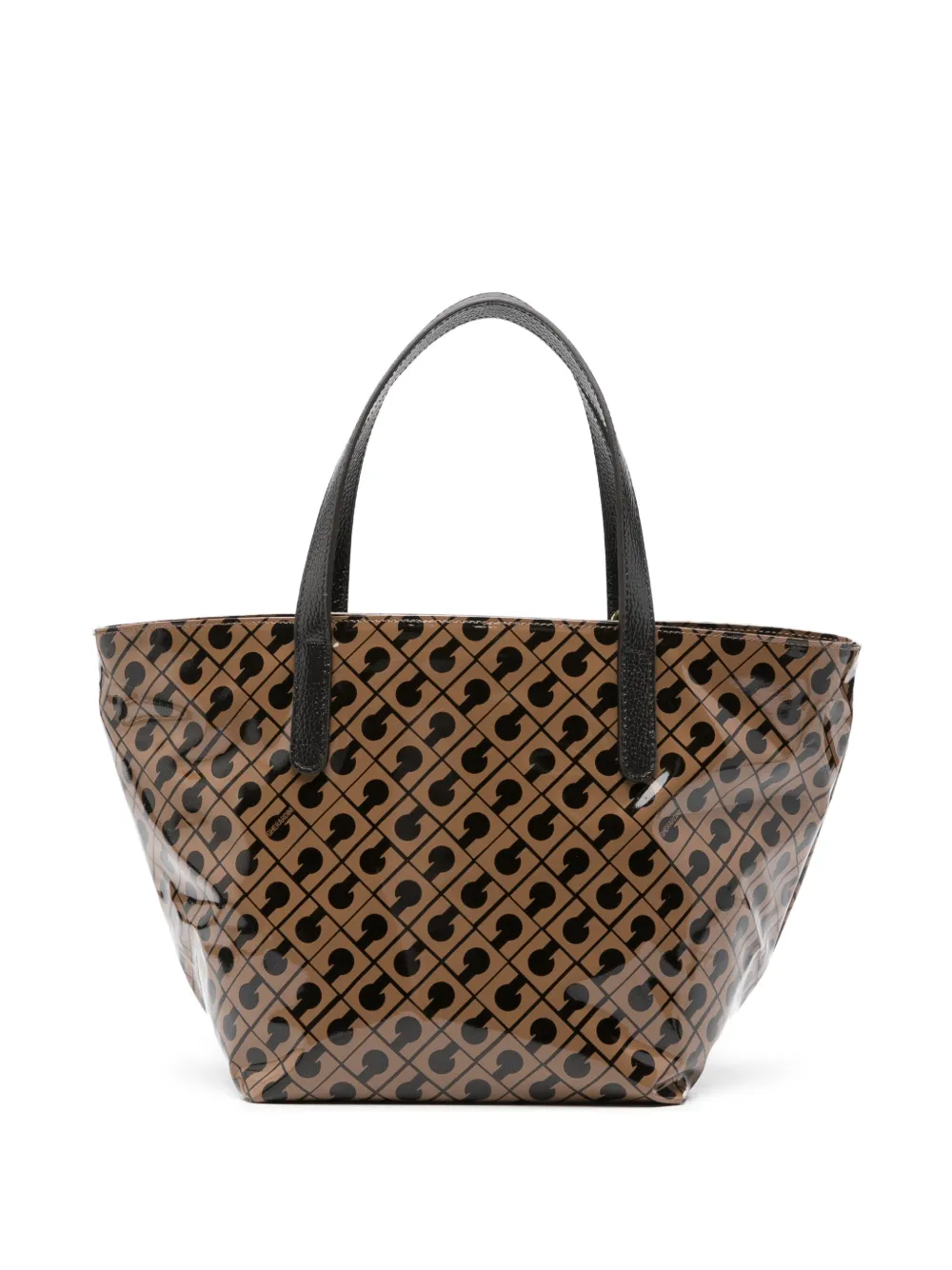 Gherardini small patterned tote bag - Marrone