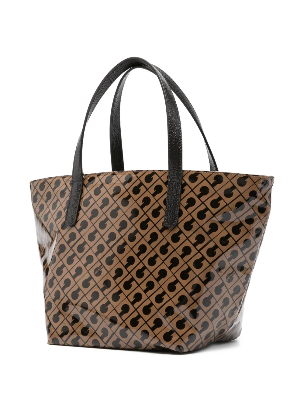  Gherardini Small Patterned Tote Bag - Brown 