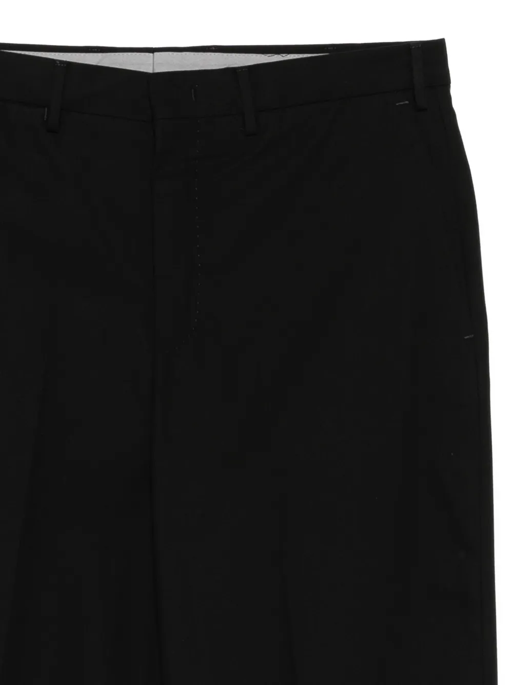 PT Torino Broek met riemlussen Zwart