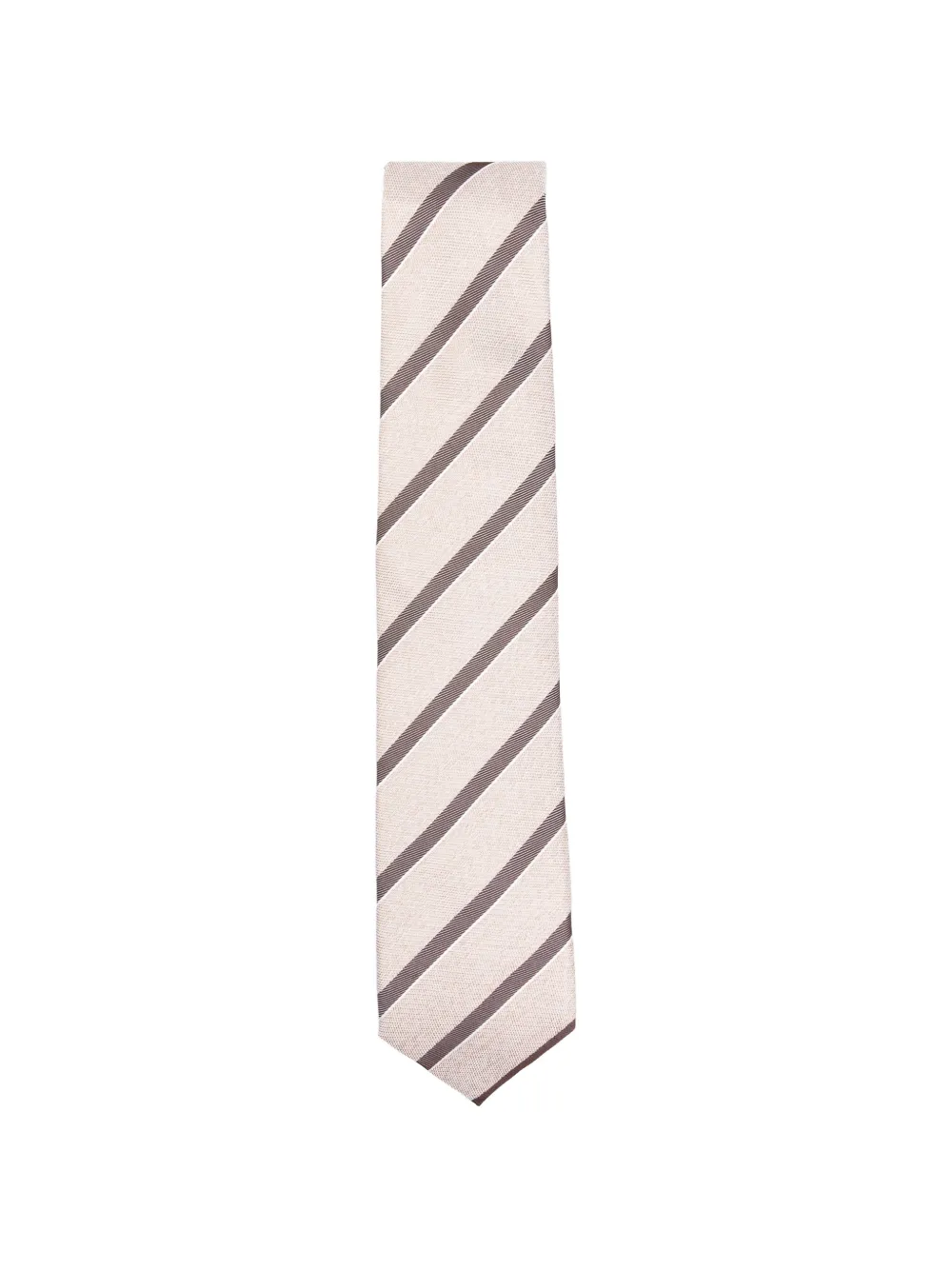 Corneliani striped tie - Toni neutri