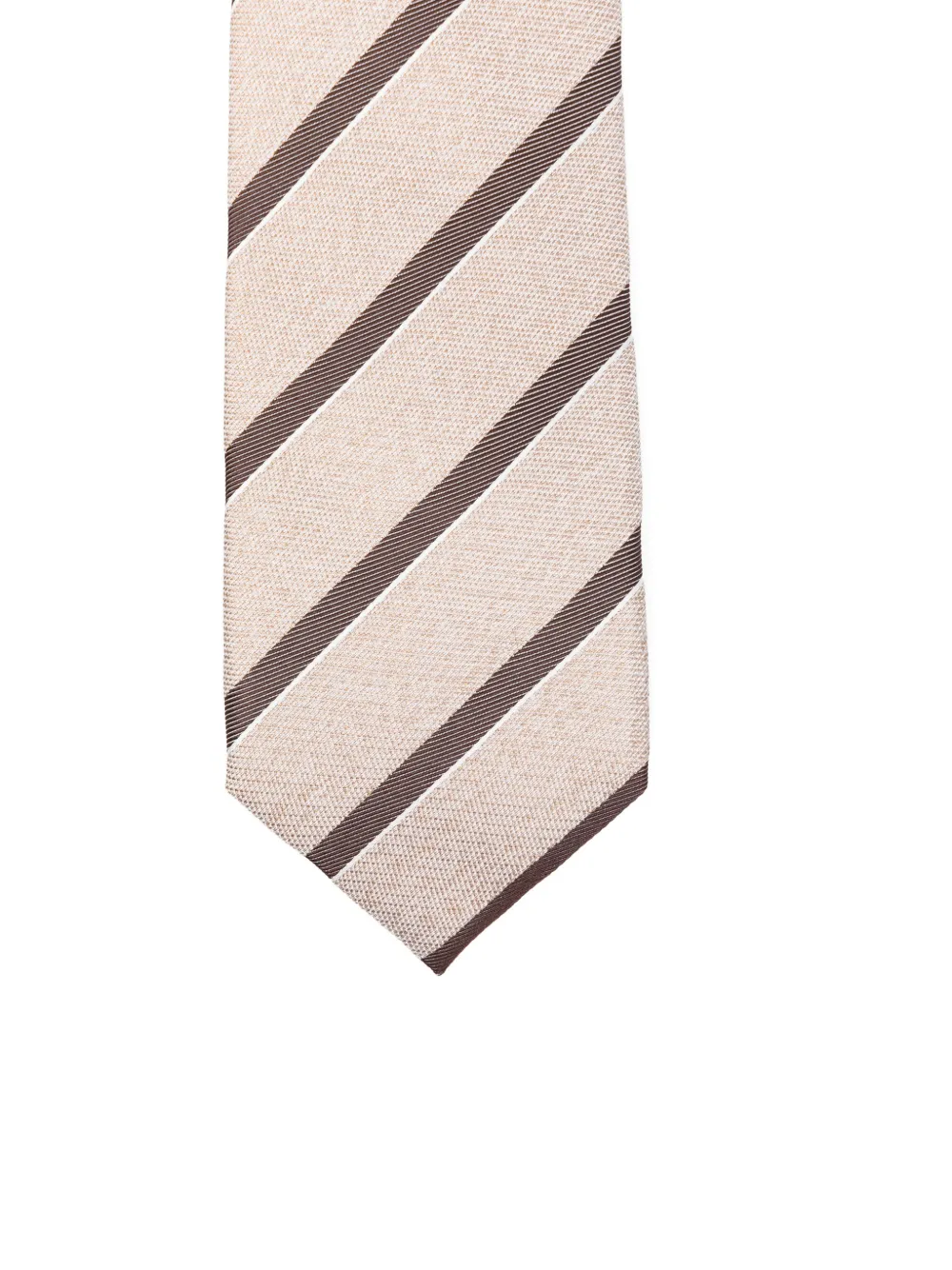  Corneliani Corbata A Rayas - Neutro 