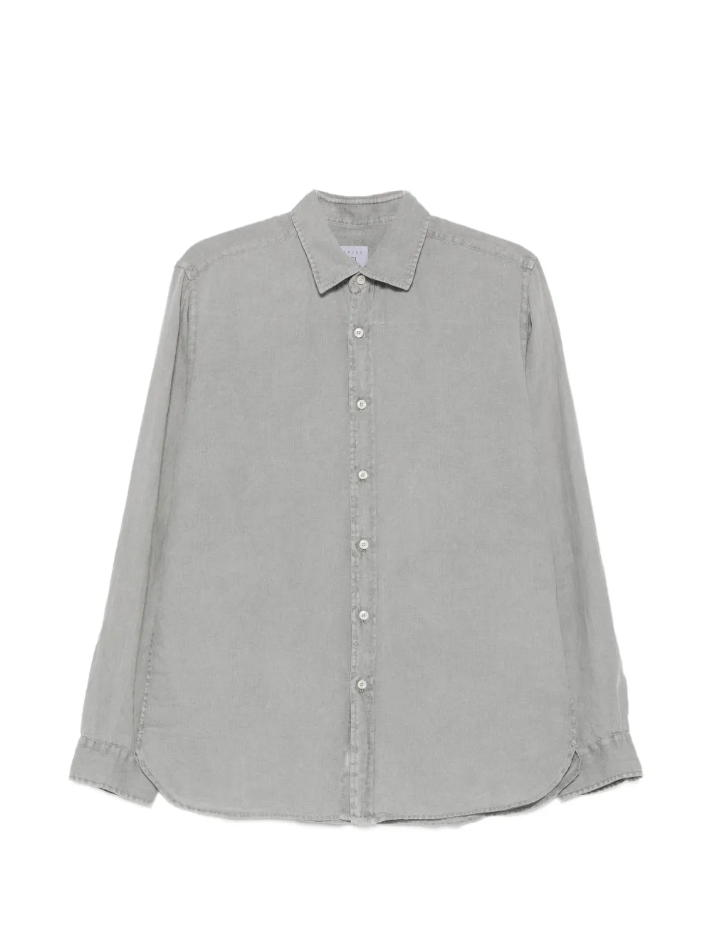 Xacus long-sleeve button-up shirt - Grigio