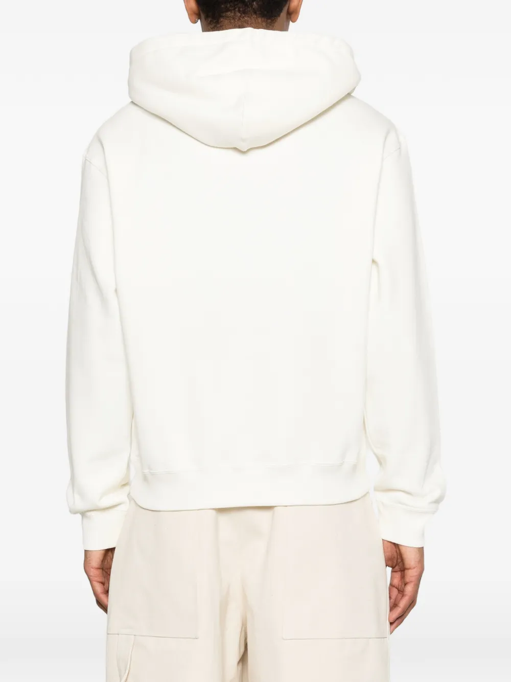 Jil Sander Hoodie met logoprint Beige