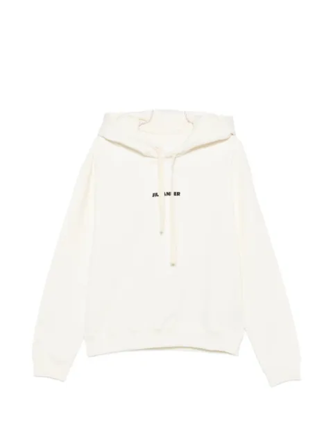 Jil Sander logo-print hoodie