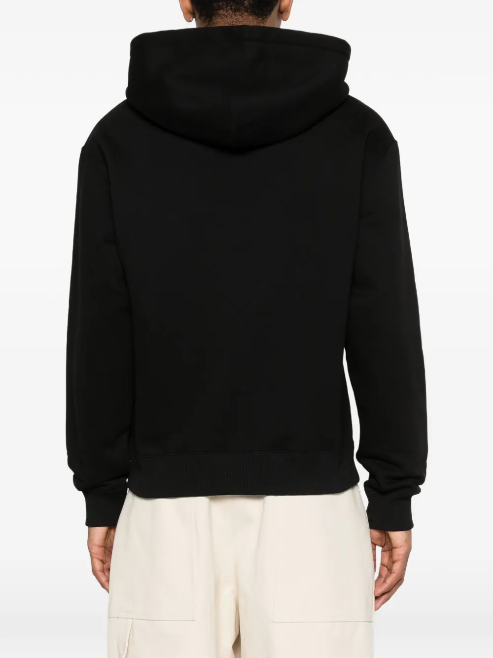 Jil Sander Hoodie met logoprint Zwart