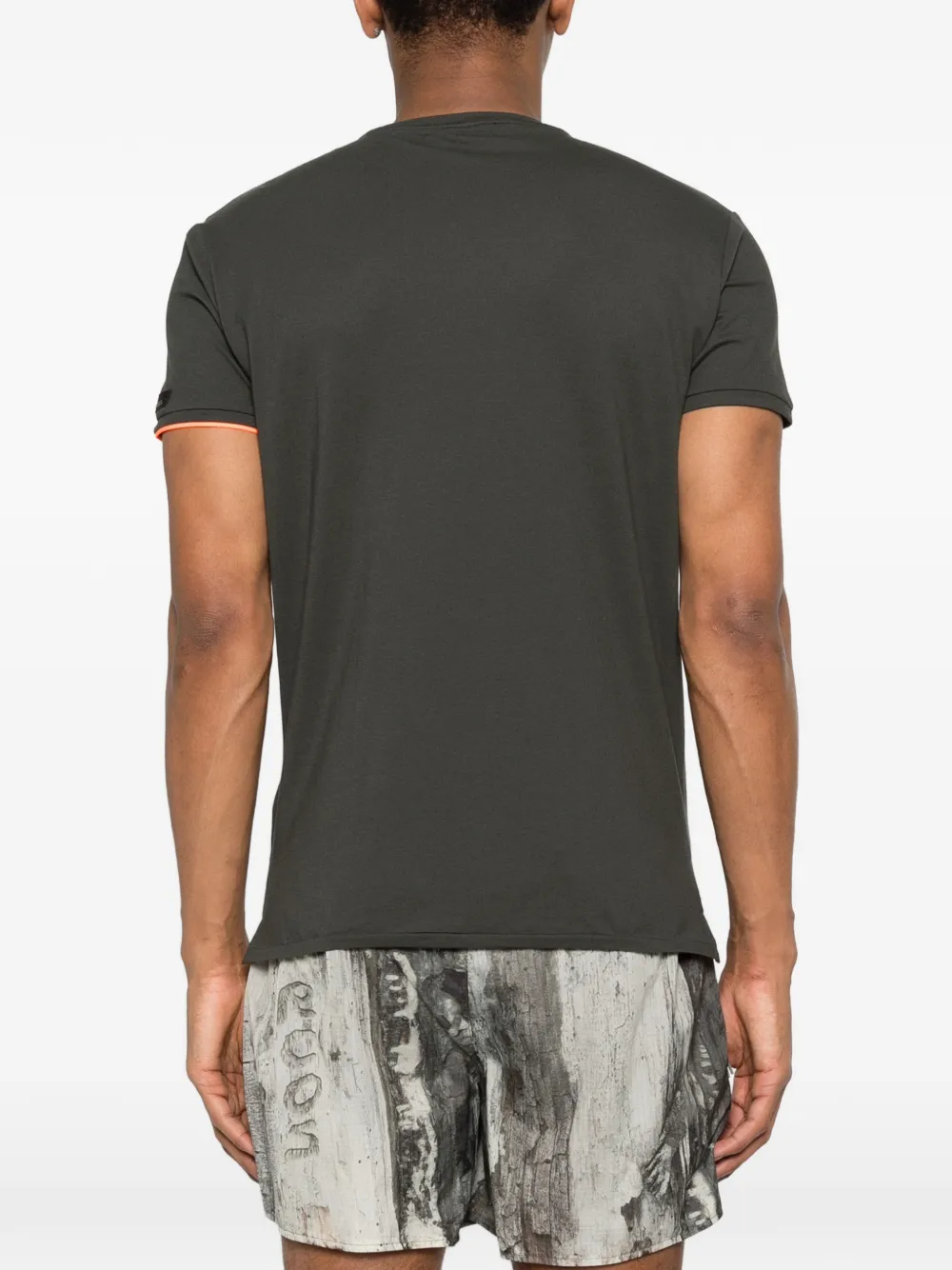 RRD T-shirt met contrasterende afwerking Groen