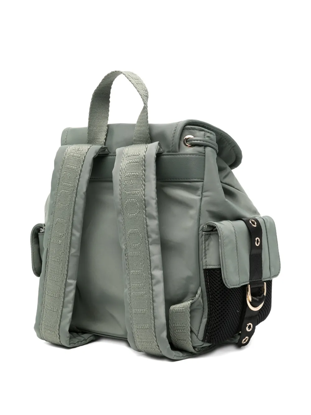  Liu Jo Flap Top Logo Backpack - Green 