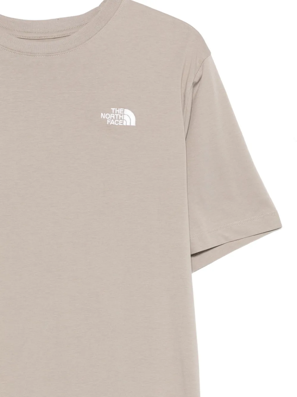 The North Face T-shirt met logodetail Grijs
