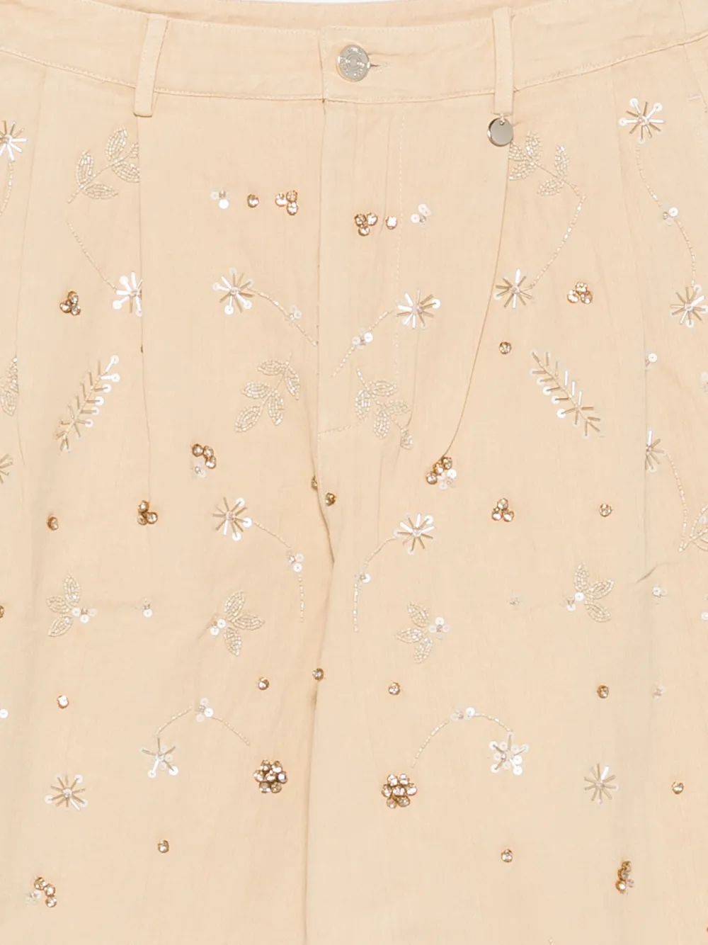 LIU JO Flared broek Beige