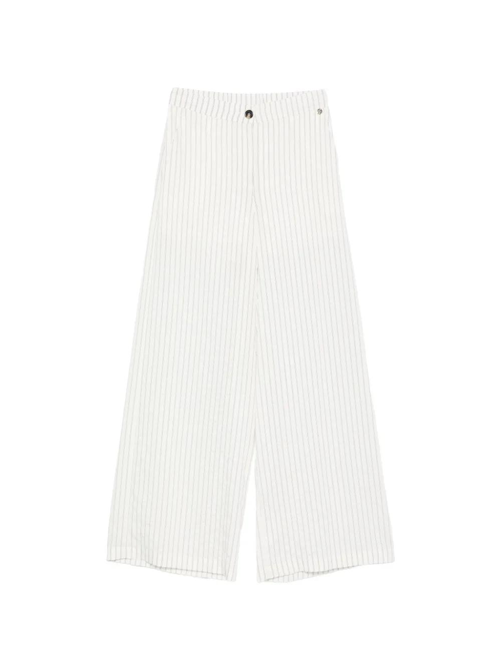 LIU JO striped trousers - Weiß