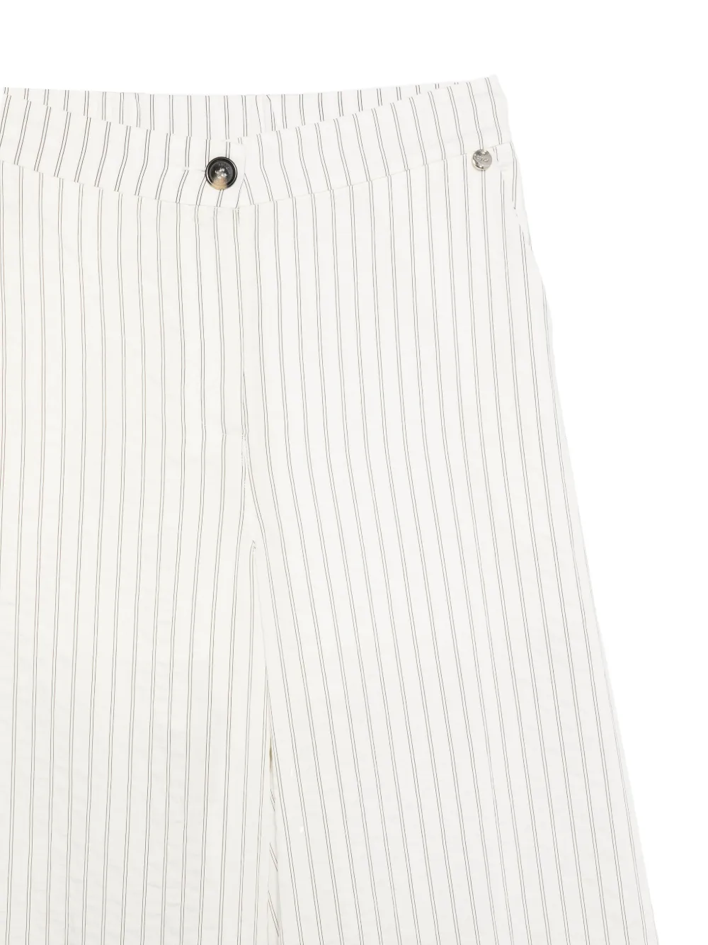 LIU JO Gestreepte broek Wit