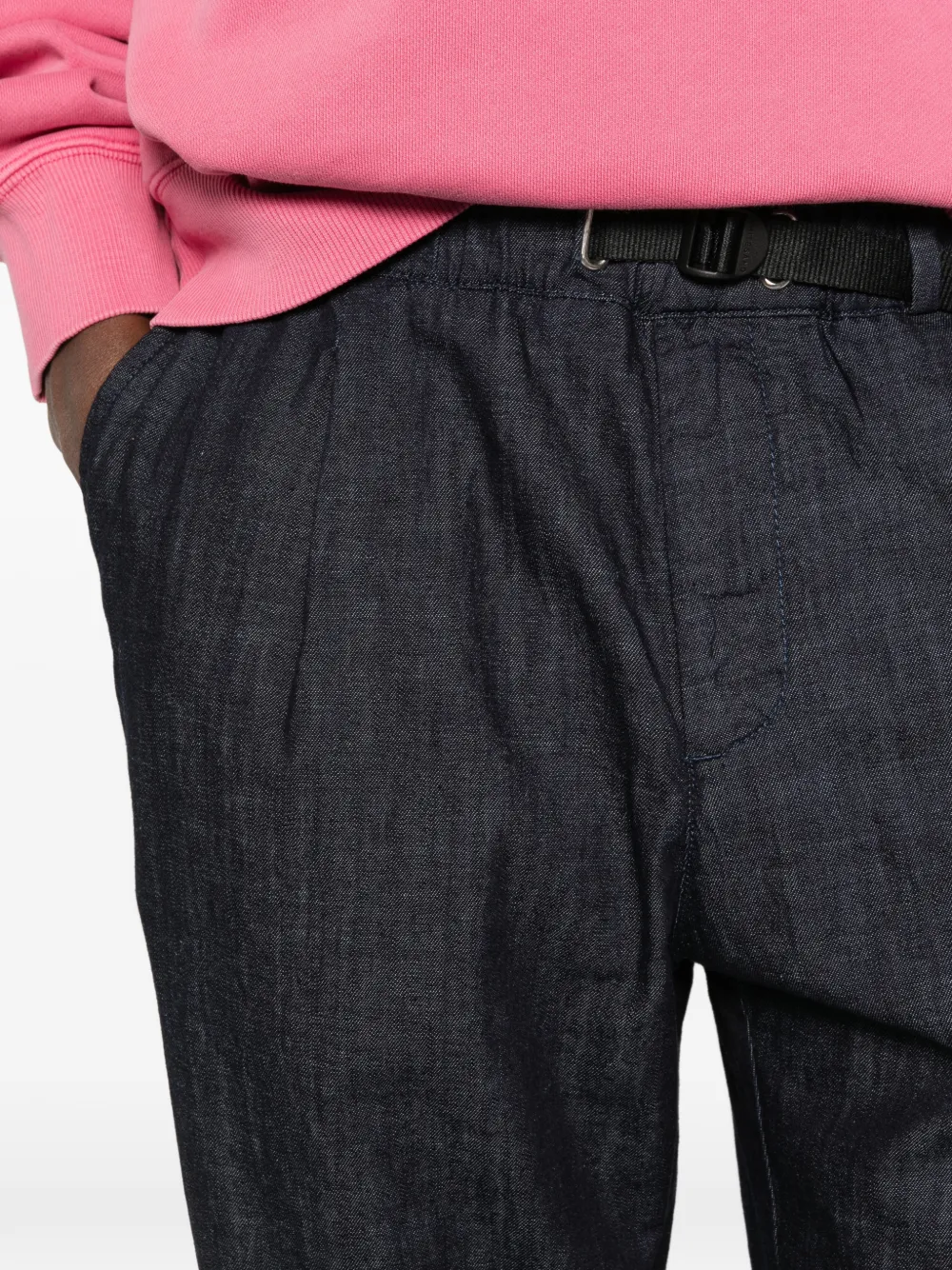 White Sand Broek met gespsluiting Blauw