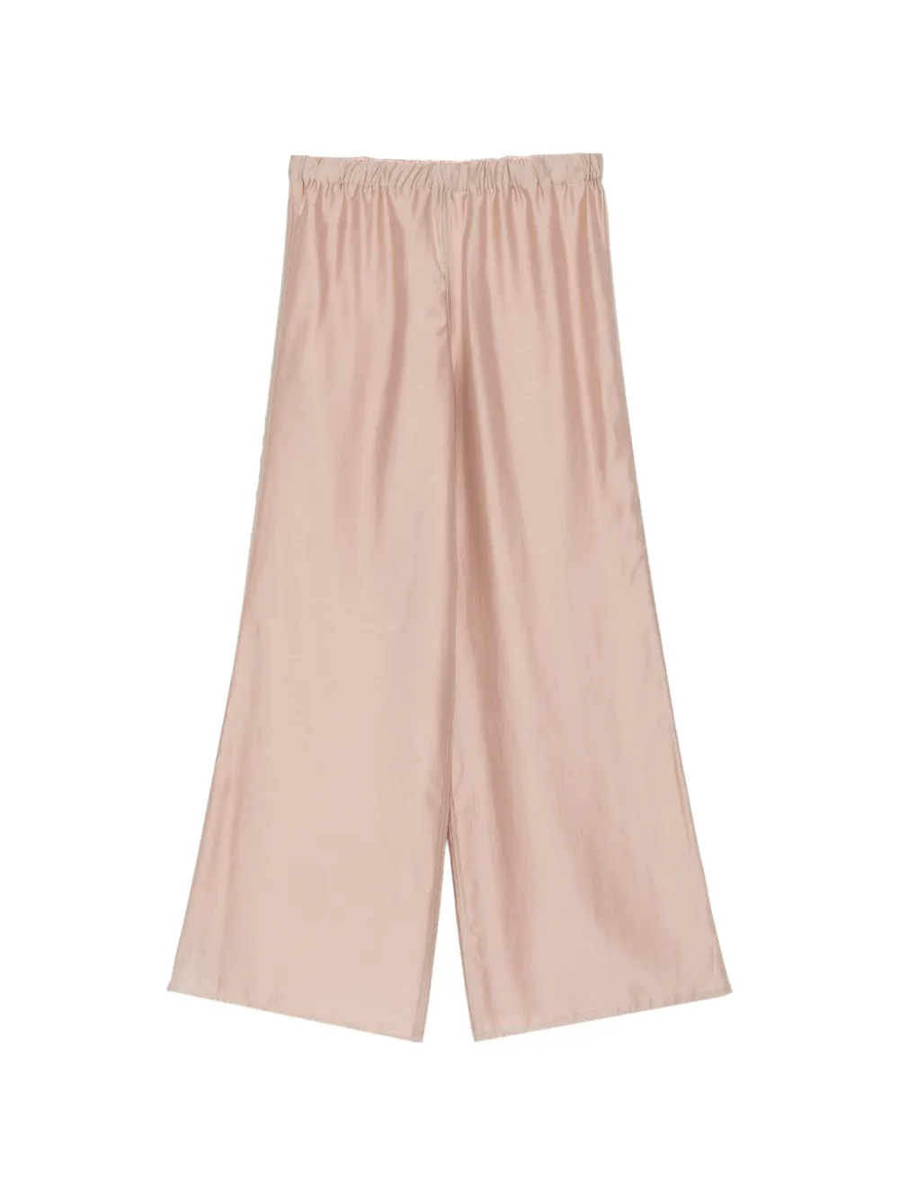 Seventy elasticated-waistband wide-leg trousers - Toni neutri