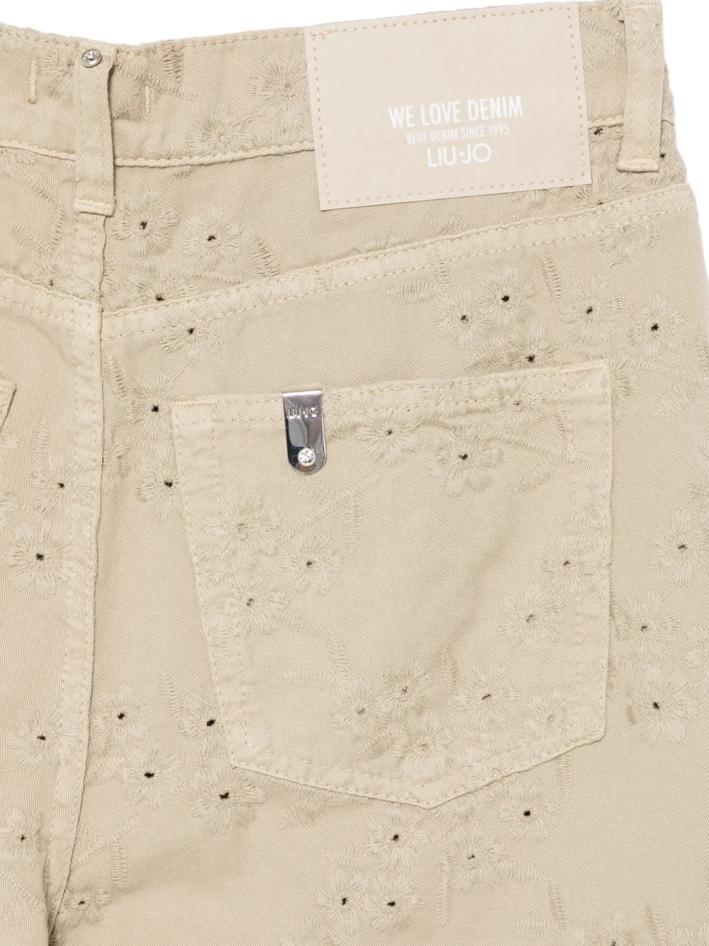  Liu Jo Floral Trousers - Neutrals 