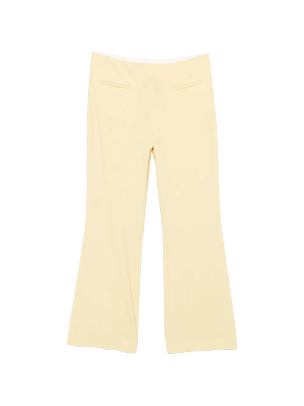Semicouture flared trousers - Giallo