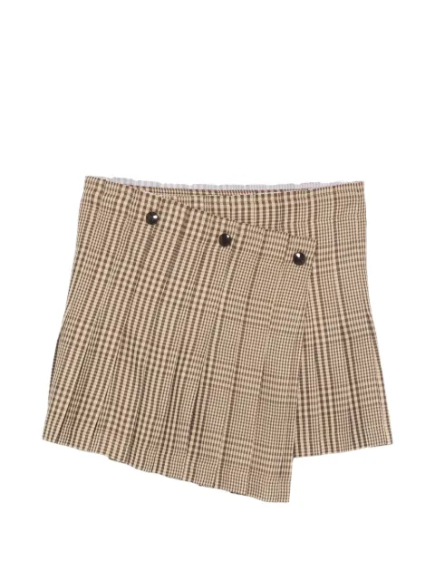 Semicouture Alicia pleated-design mini skirt