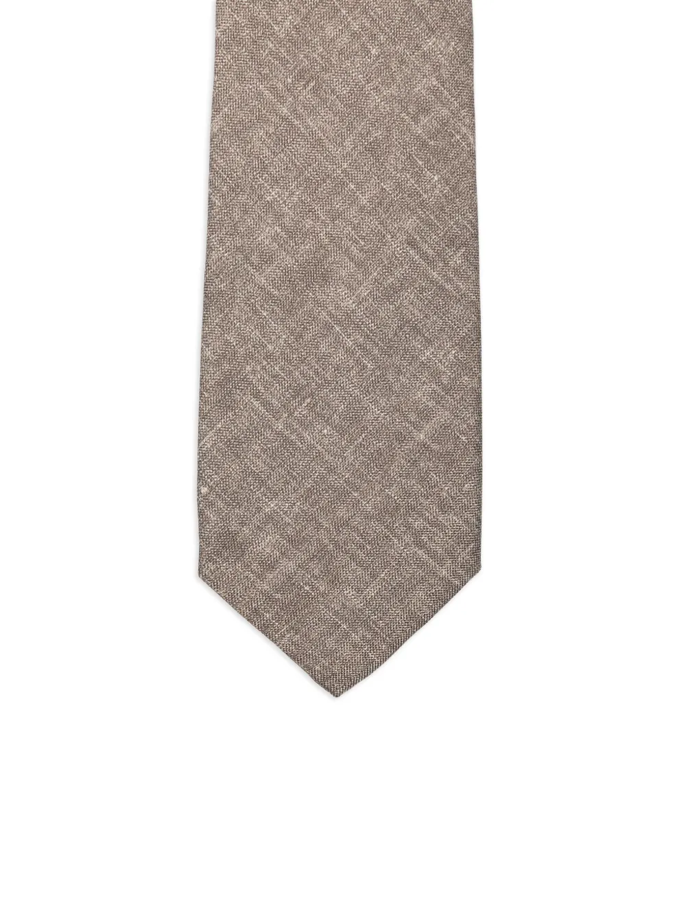  Corneliani Herringbone Tie - Neutrals 