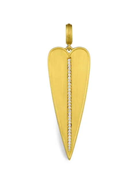 Leigh Maxwell Skinny Heart diamond pendant