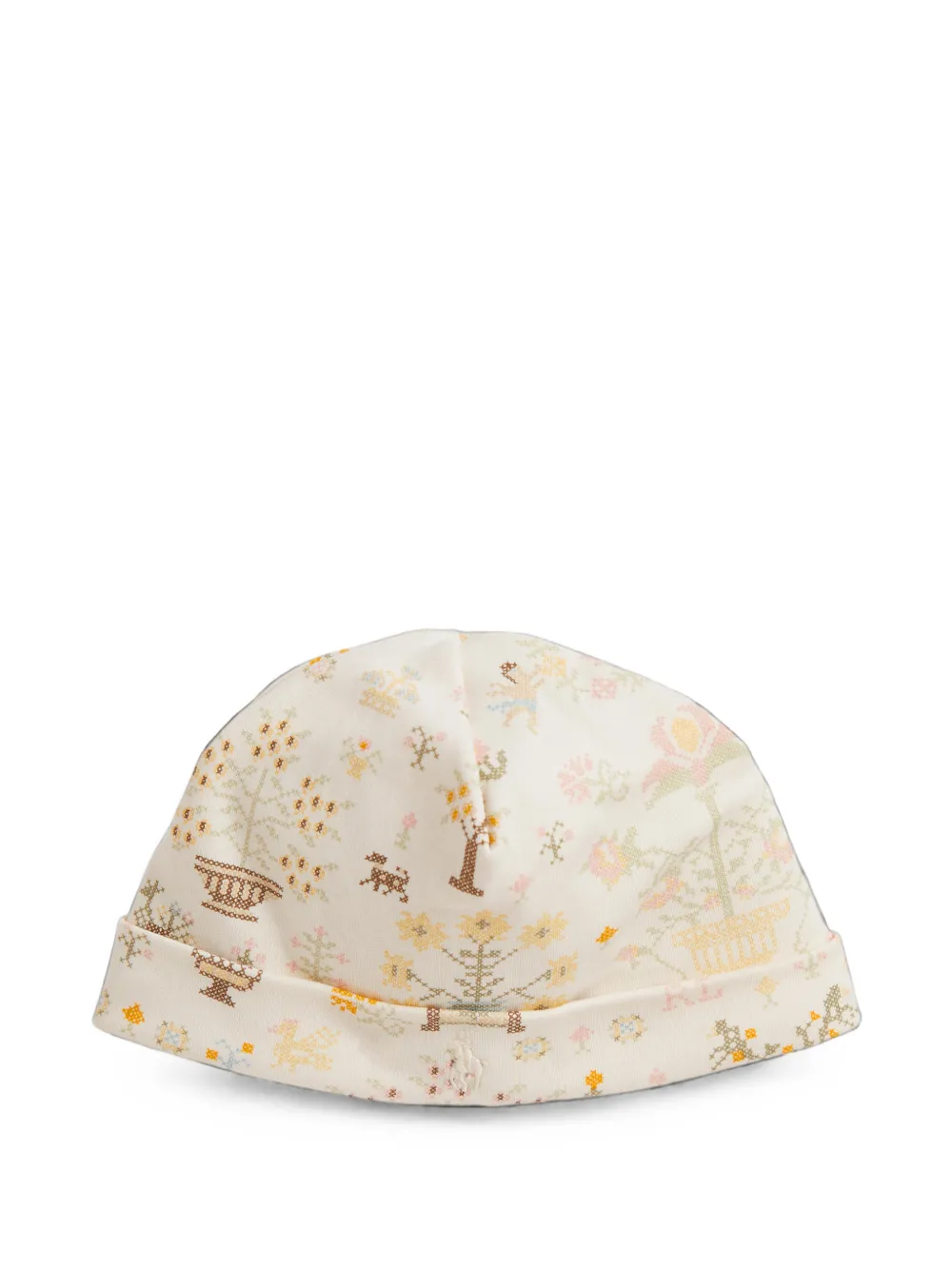 POLO RALPH LAUREN KIDS Polo Bear cotton interlock beanie - Toni neutri