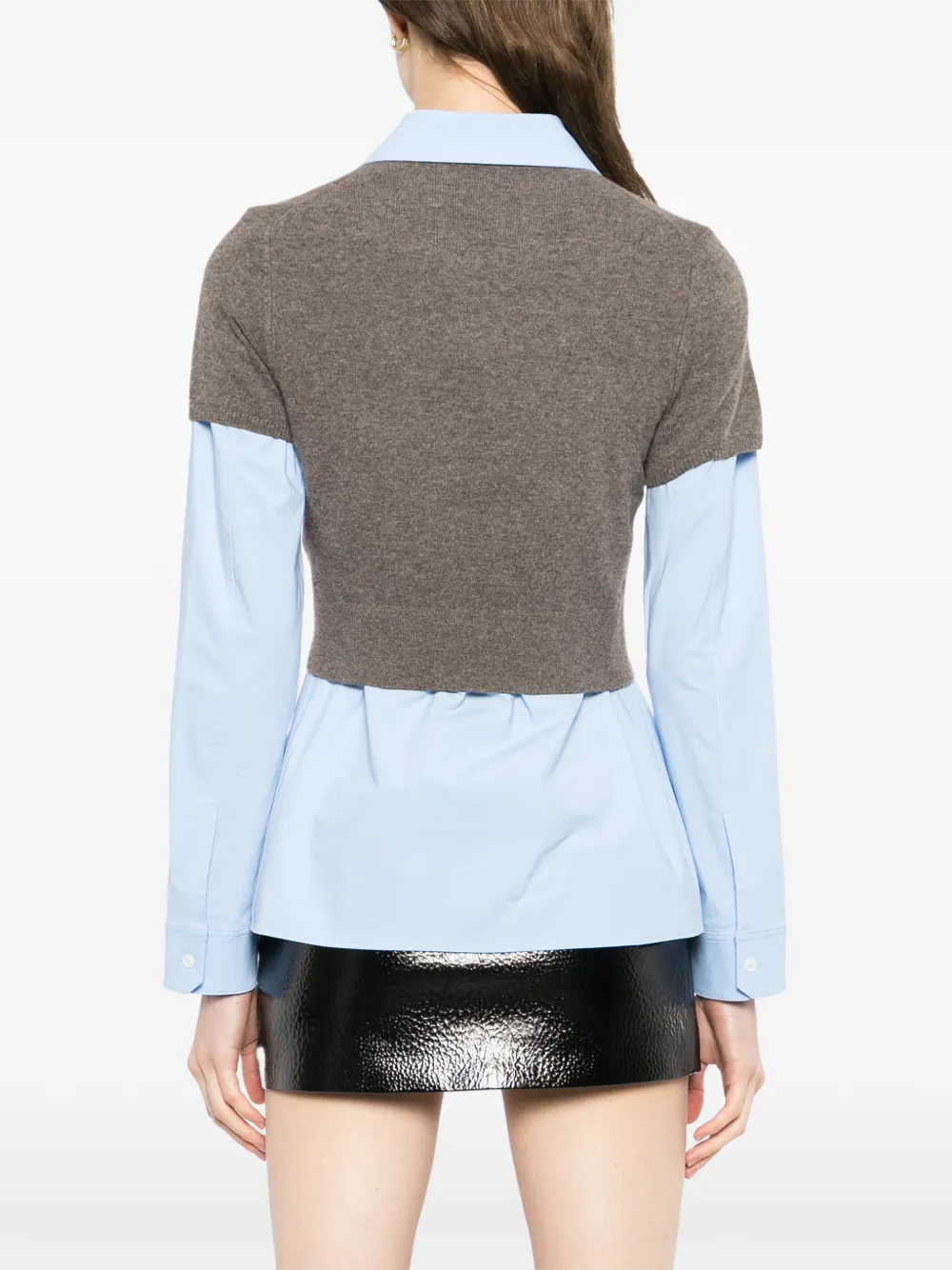 Alexander Wang Pre-styled gebreide blouse Bruin