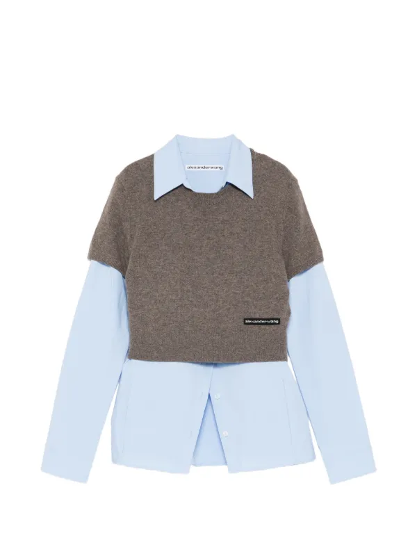 トップス alexanderwang prestyled knit vest shirt 34597168_66364457_600.jpg