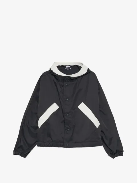 Thom Browne poly tech cropped parka