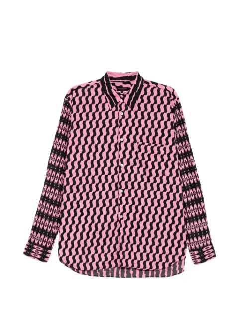 Comme des Garçons Homme Plus geometric-print shirt