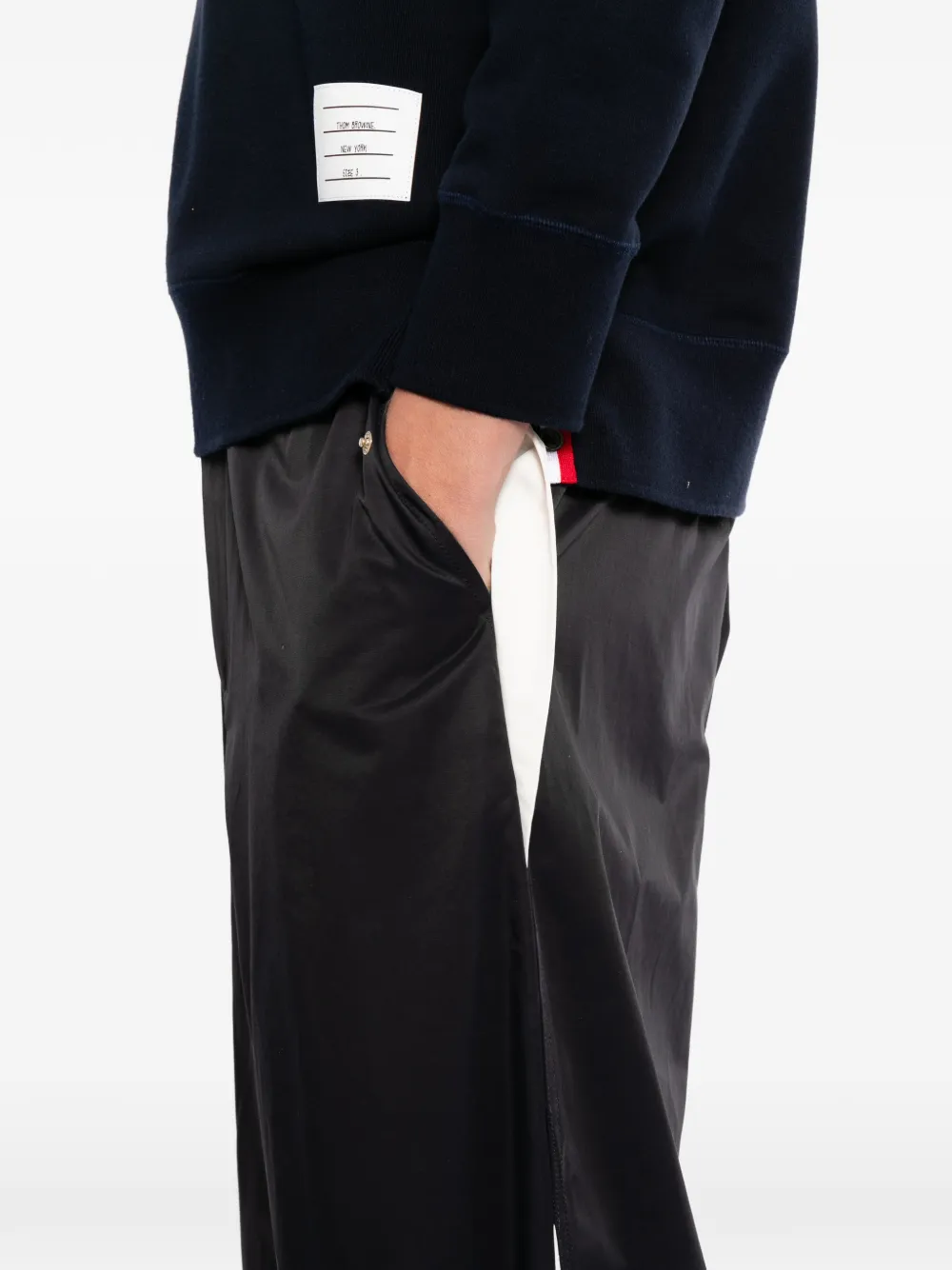 Thom Browne Poly Tech trainingsbroek Blauw