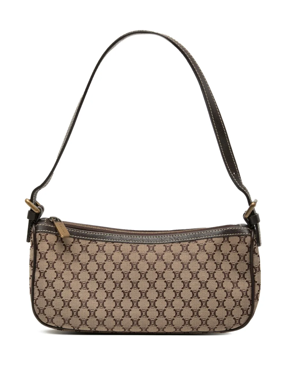 Celine Pre-Owned 2000 Macadam Canvas shoulder bag - Marrone