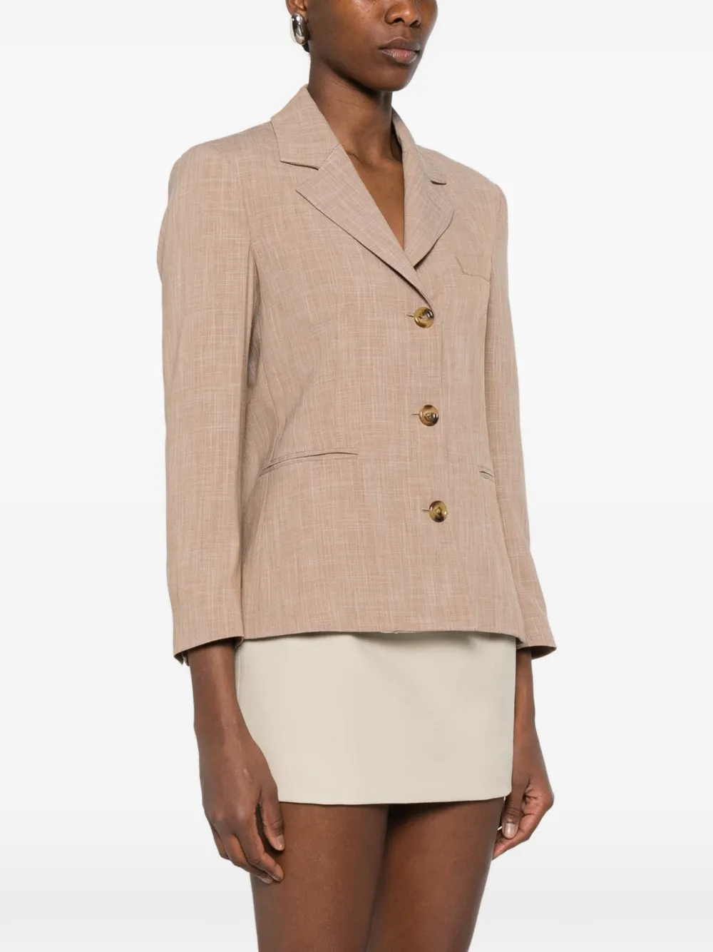 Liu Jo Button-up Blazer - Brown 