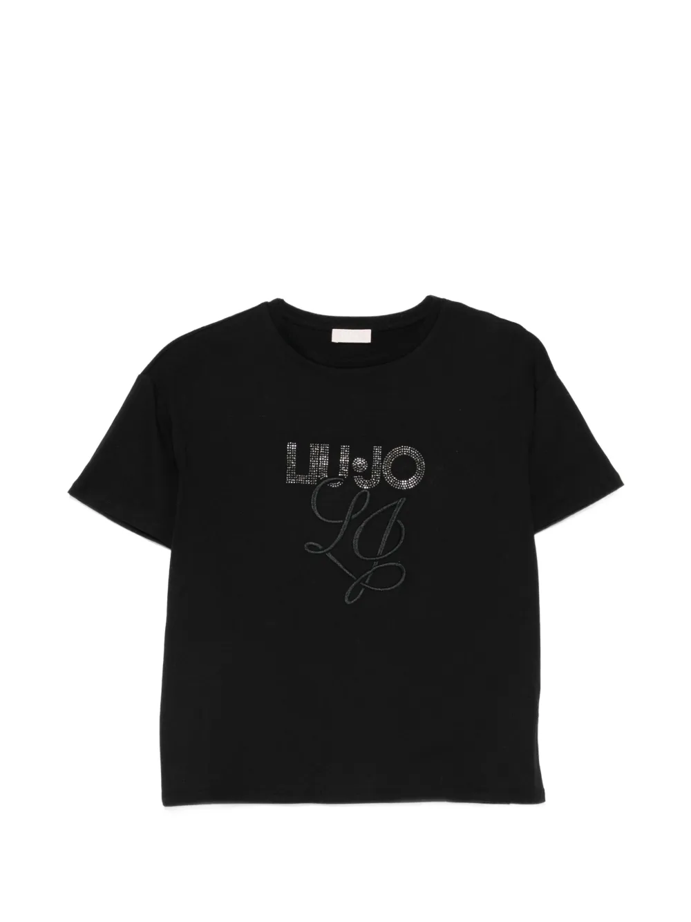LIU JO embellishment T-shirt - Schwarz