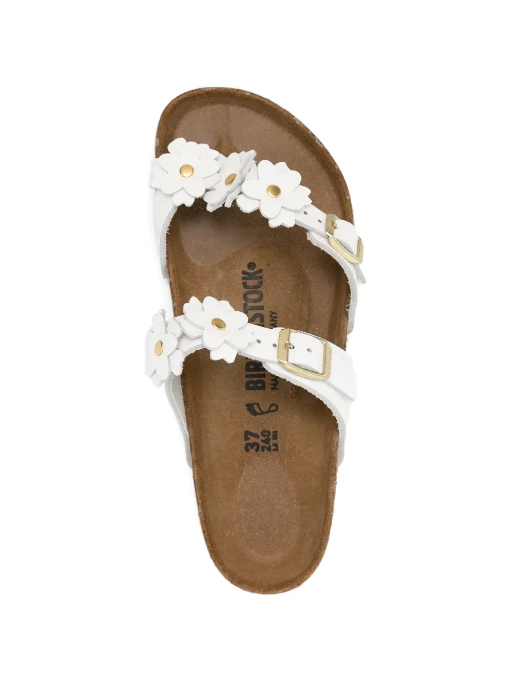 Birkenstock Mayari sandalen met gesp Wit